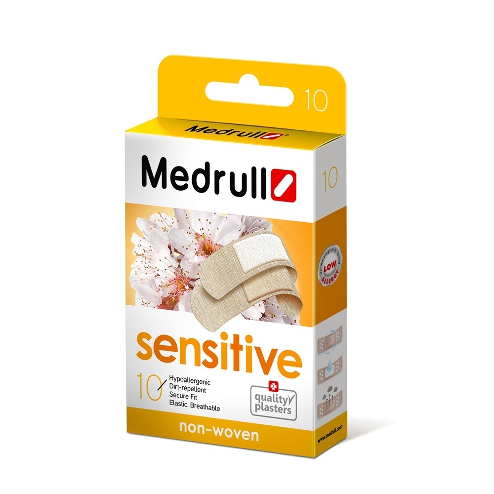 Medrull Sensitive Plasturi pentru Piele Sensibilă, 10 bucăți