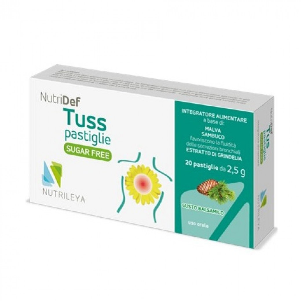 Nutridef tuss pastile sugar free pin x20dropsuri