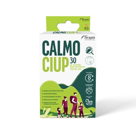 Plasturi după intepaturi pentru copii Calmo Ciup, 30 plasturi, Terapia