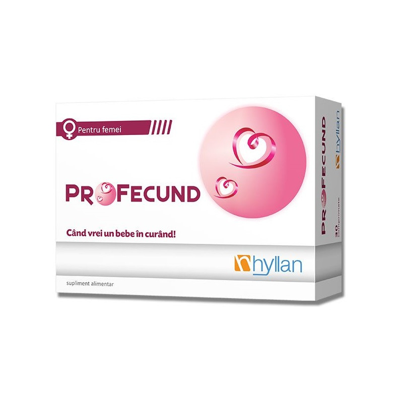 Profecund pentru femei, 30 comprimate, hyllan