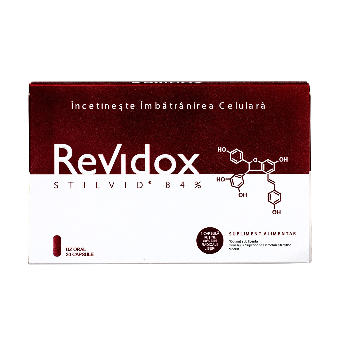 Revidox - 30cps | Antistres și Îngrijire Anti-Îmbătrânire