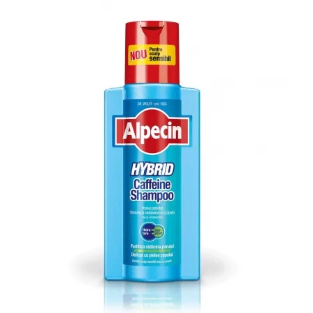 Sampon scalp sensibil cu prurit Hybrid Caffeine, 250 ml Alpecin