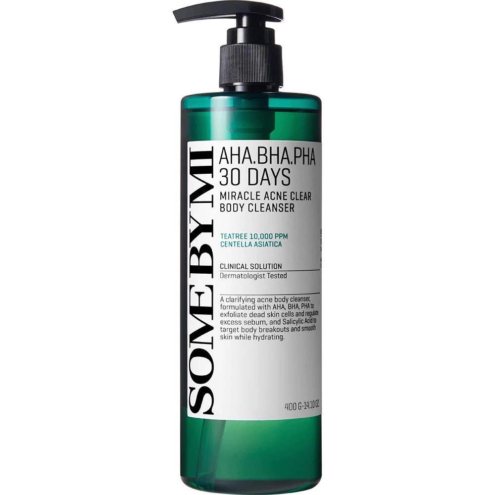 Some By Mi AHA BHA PHA 30 Days Miracle Acne Clear gel de curatare pentru corp, 400 g