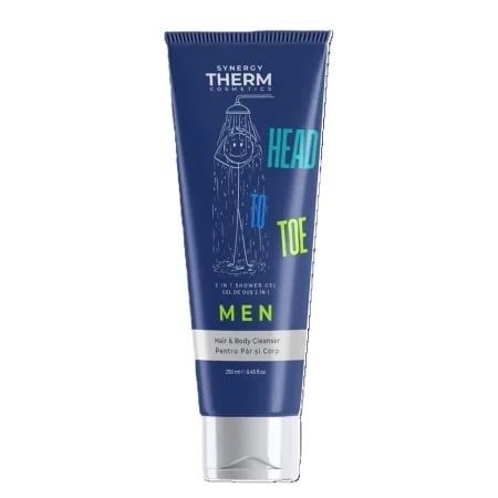 Synergytherm Gel Dus 2 In 1 Barbati, 250ml