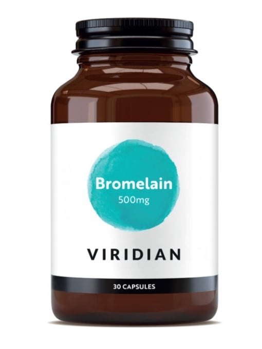 Viridian Bromelain 500 mg (2000 GDU/g), 30 capsule