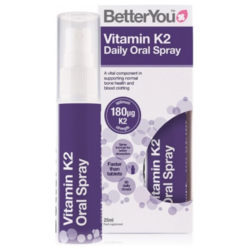 Vitamin k2 oral spray 25 ml, betteryou