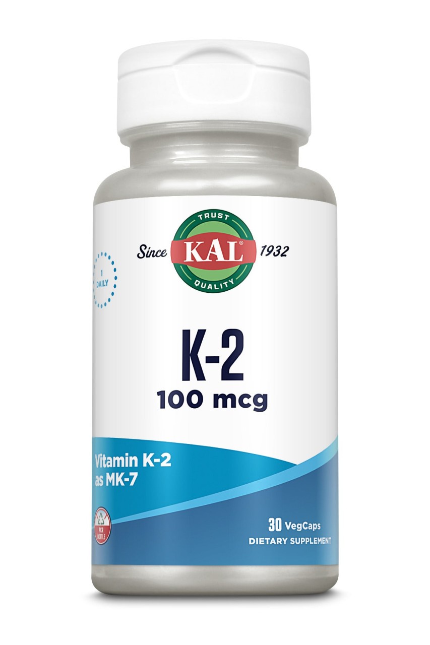 Vitamina k2 100mcg kal, 30 tablete, secom