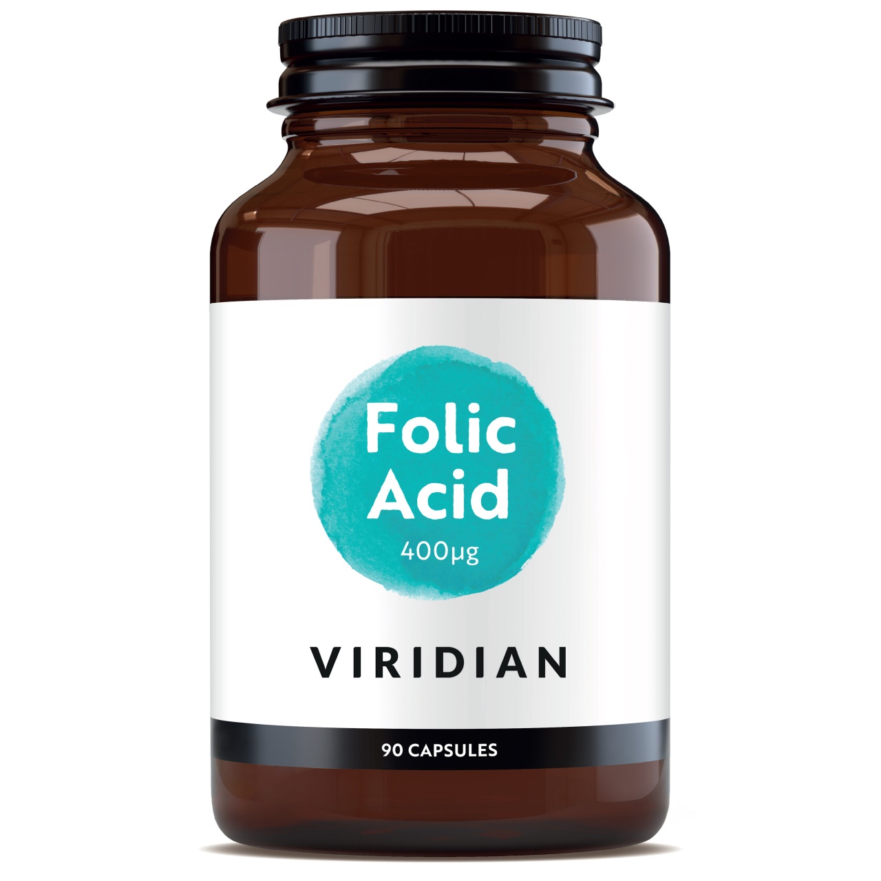 Acid folic 400 μg, 90 capsule, viridian