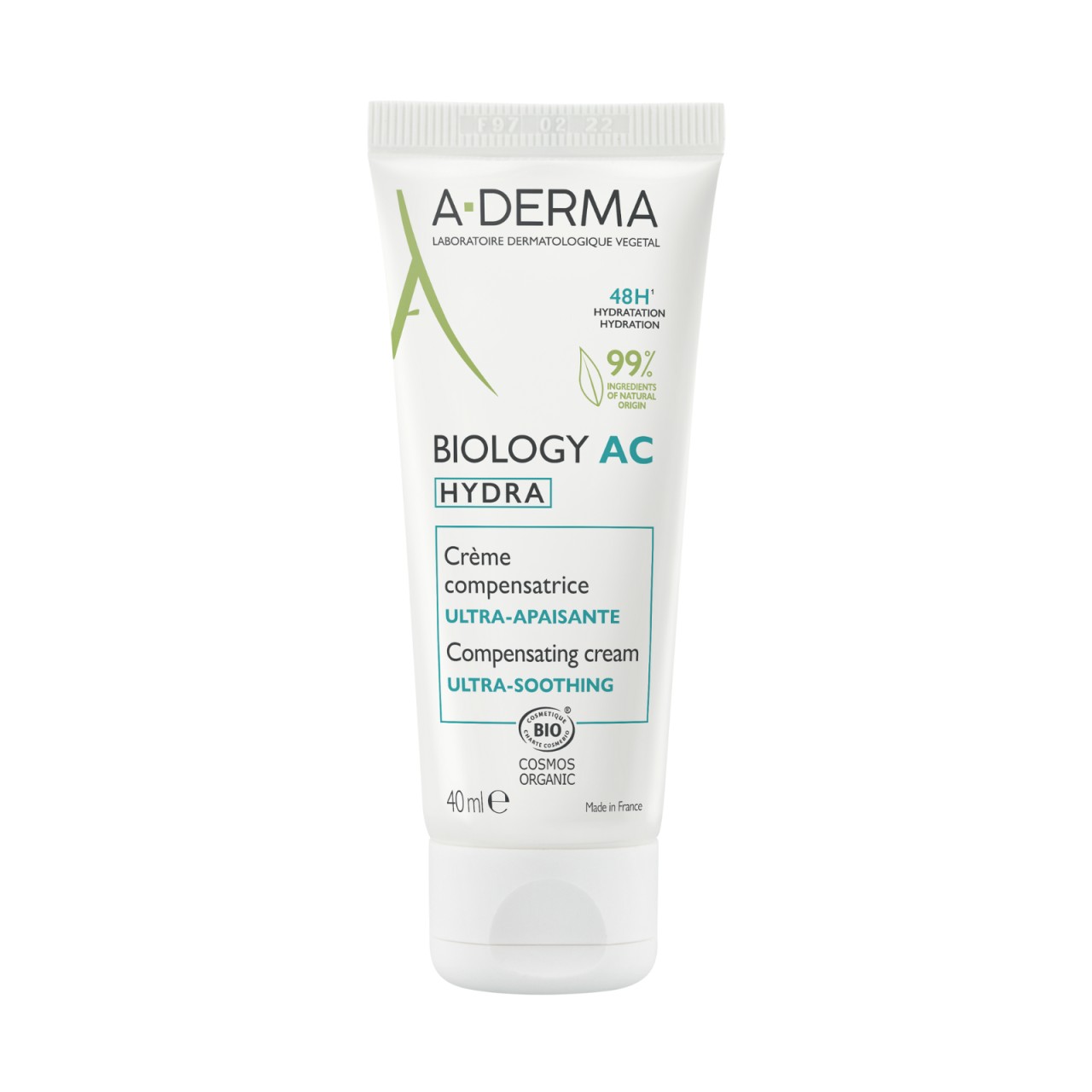 Aderma biology ac hydra crema ultra-calmanta, 40 ml