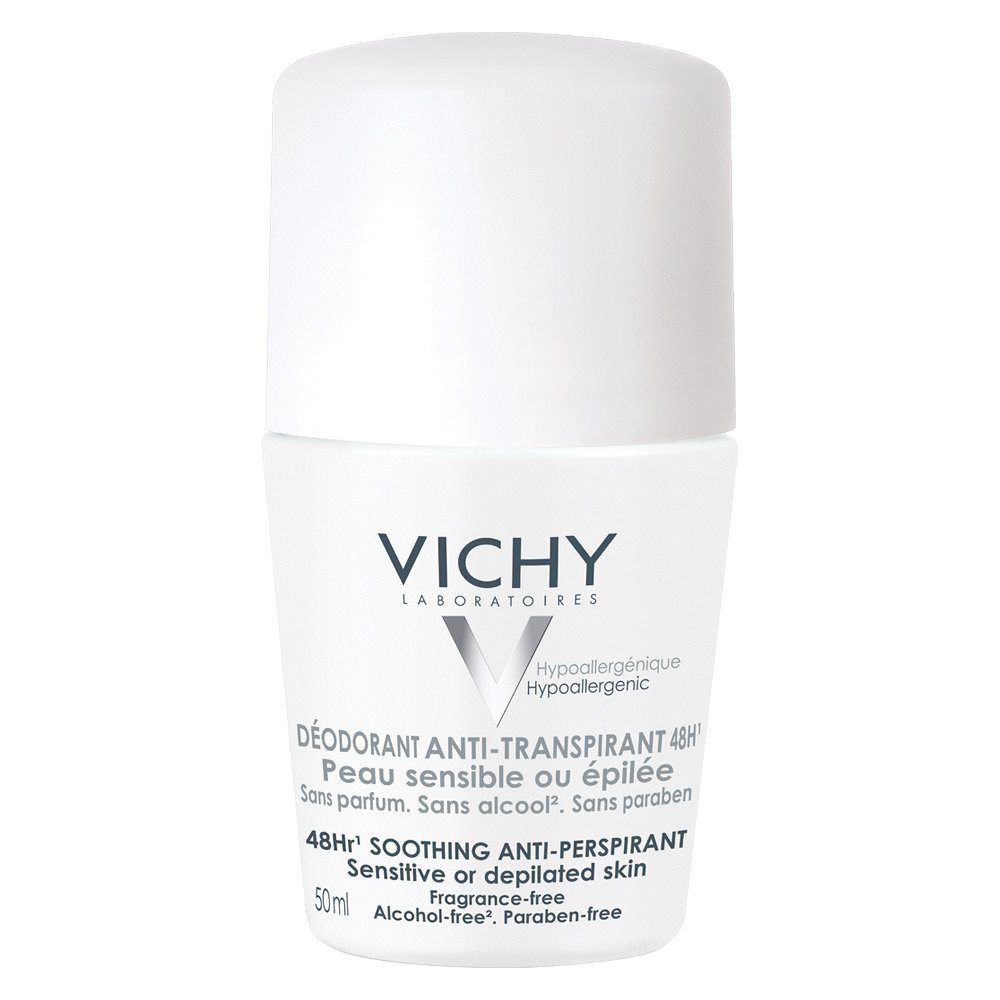 Antiperspirant 48h fara parfum (piele sensibila), 50ml, vichy