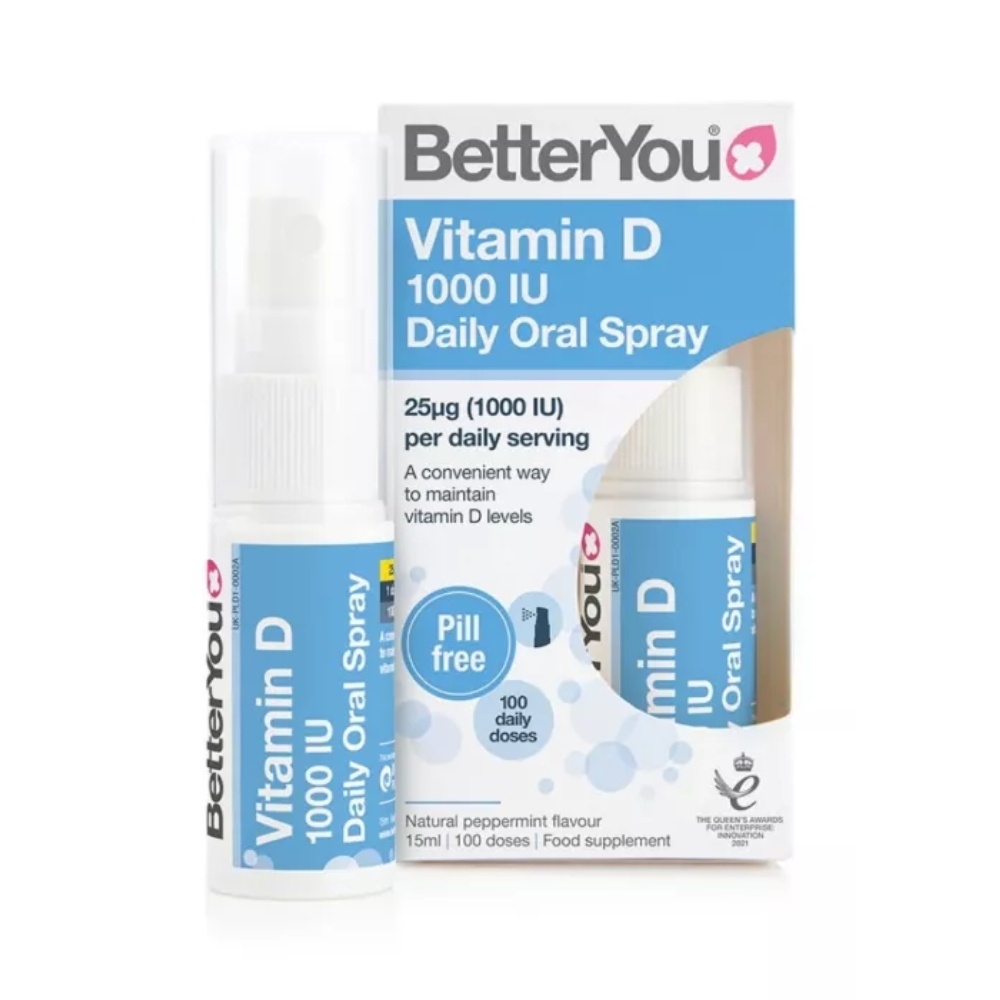 BetterYou D1000 spray oral cu vitamina D3 1000 UI, 15 ml
