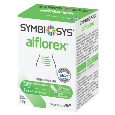 Biocodex Symbiosys Alflorex probiotic cu Bifidobacterium longum 35624, 30 capsule