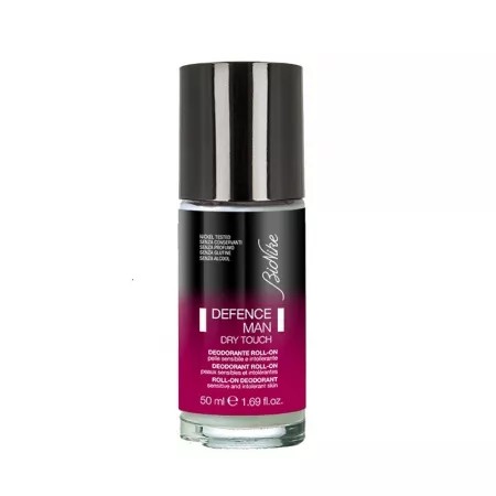 Bionike defence man dry-touch deodorant roll-on, 50ml