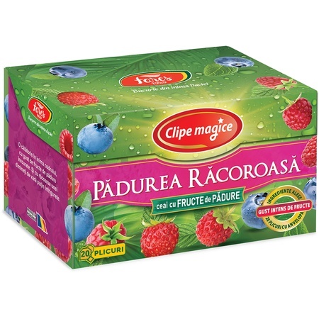 Ceai cu fructe de pădure Clipe Magice, 20 plicuri, Fares