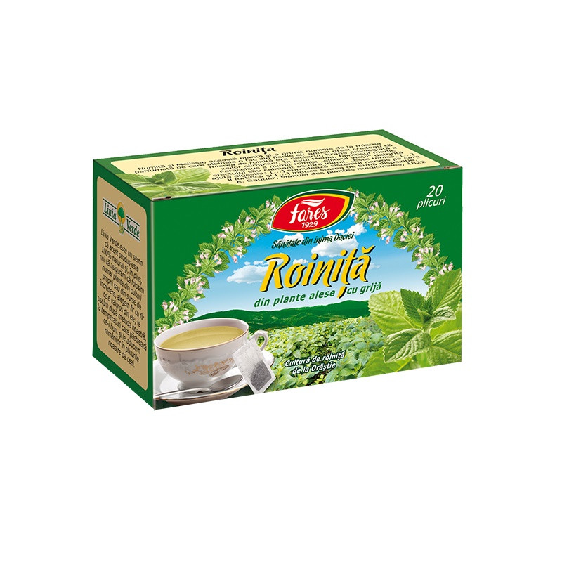Ceai de Roiniță Fares - 20 plicuri, Remediu Natural pentru Relaxare și Digestie