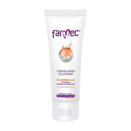 Crema de maini cu glicerina, 40 ml, Farmec