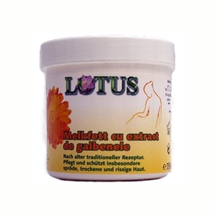 Cremă Melkfet cu gălbenele, 250ml, Lotus Pharmedicals