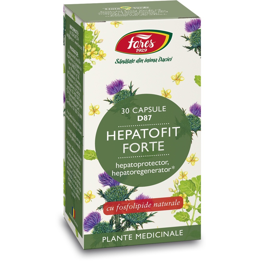 Fares Hepatofit Forte, 30 capsule