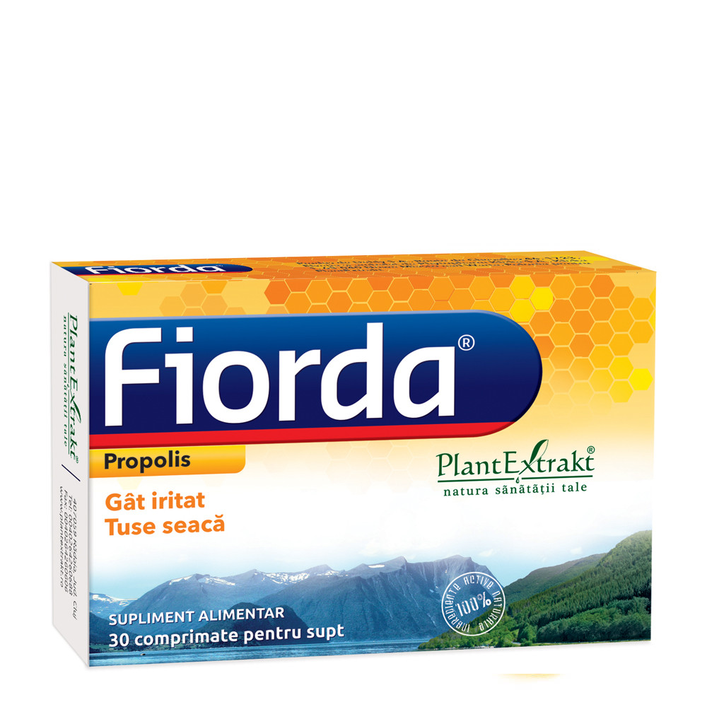 PlantExtrakt FIORDA Propolis, 30 comprimate…