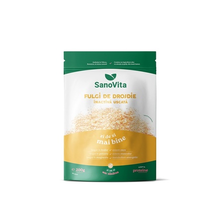 Fulgi de drojdie uscată inactivă, 200 g, Șanovița