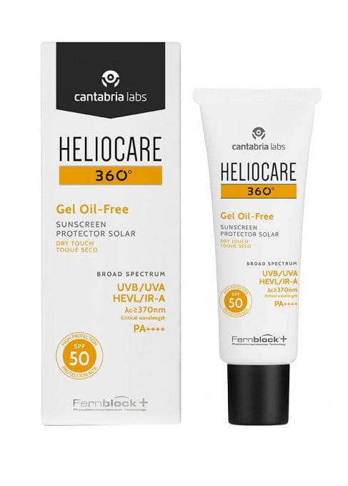 Gel cu textura uscata cu spf 50 heliocare 360, 50 ml, cantabria labs
