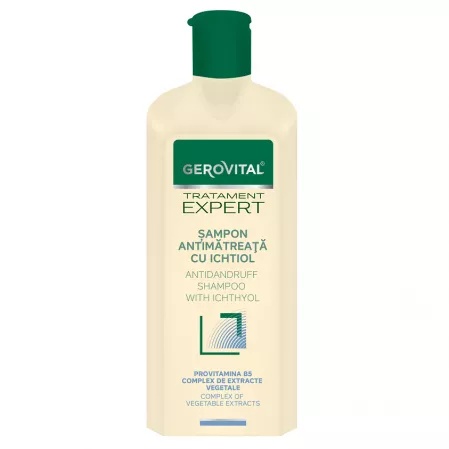 Gerovital Tratament Expert sampon antimatreata cu ihtiol, 250 ml
