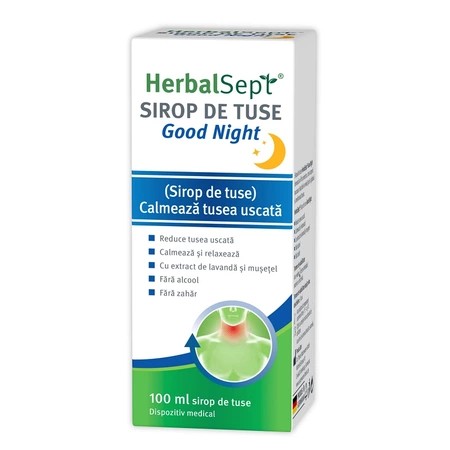 Zdrovit HerbalSept GOOD NIGHT sirop, 100 ml