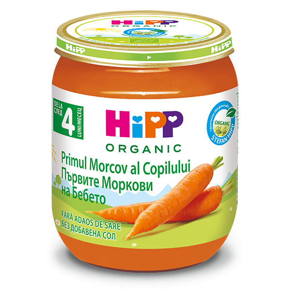 Hipp eco primul morcov al copilului x125gr