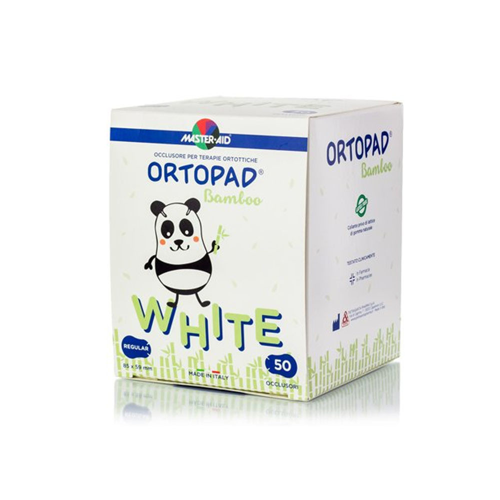 Master-aid ocluzor copii ortopad alb regular 85x59mm x50 buc