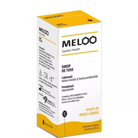 Meloo sirop pentru tuse, dispozitiv medical, 175 ml, Epsilon Health