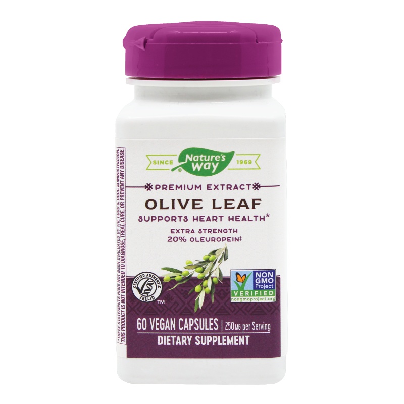 Olive Leaf 20% SE - Nature's Way, 60 Capsule Vegetale | Secom