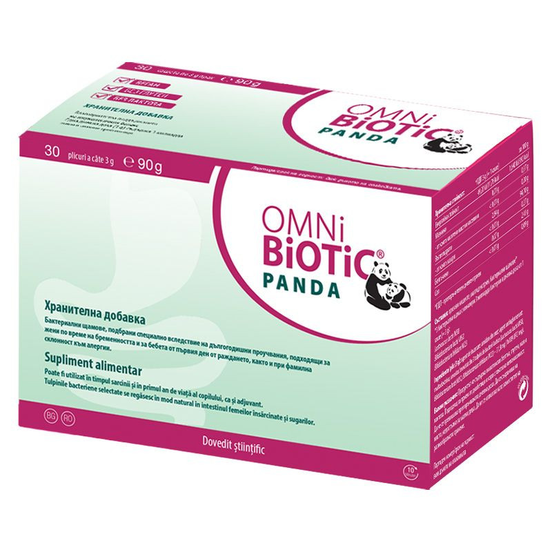 Omni-biotic panda, 30 plicuri, institut allergosan