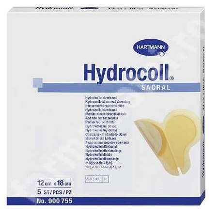 Pansament Hydrocoll Sacral, 12 x 18 cm (900755), 5 bucăți, Hartmann