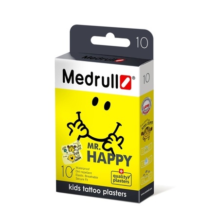 Plasturi sterili pentru copii Mr.Happy, 10 bucăți, Medrull