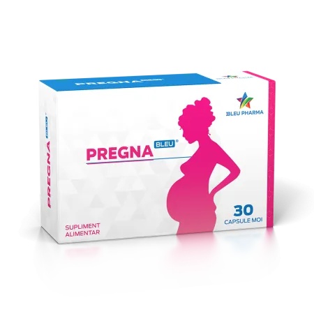 Pregna Bleu - Suport Nutrițional Complet pentru Sarcină și Preconcepție