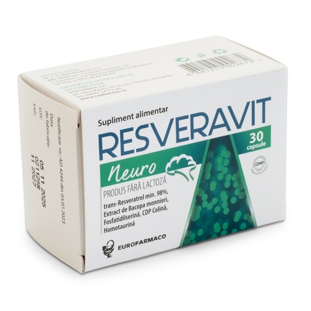 Resveravit Neuro, 30 capsule, Eurofarmaco