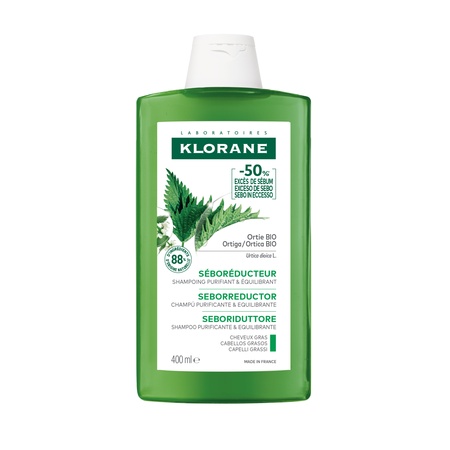 Șampon cu extract din urzica bio, 400 ml, Klorane