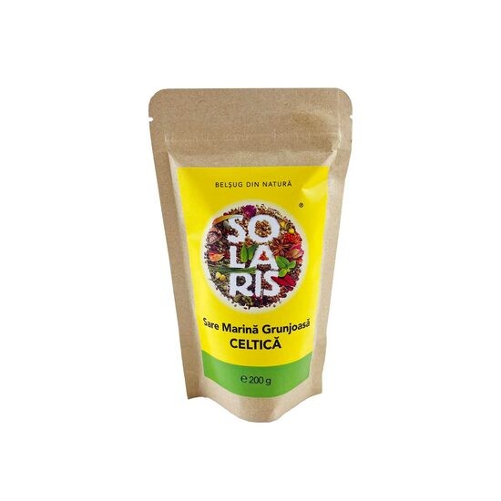 Sare marina grunjoasa celtica, 200g, solaris