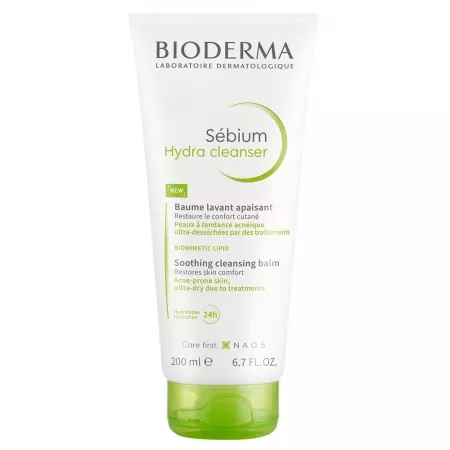 Sebium cleanser balsam de curatare piele acneica, 200ml, bioderma
