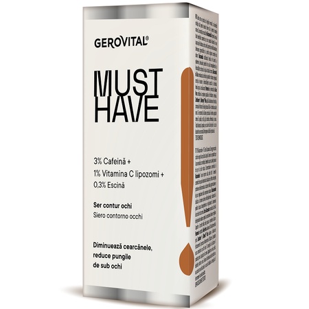 Ser pentru conturul ochilor Must Have, 30 ml, Gerovital