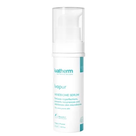 Ser pentru piele cu tendinta acneica Ivapur Aknebiome, 30 ml, Ivatherm