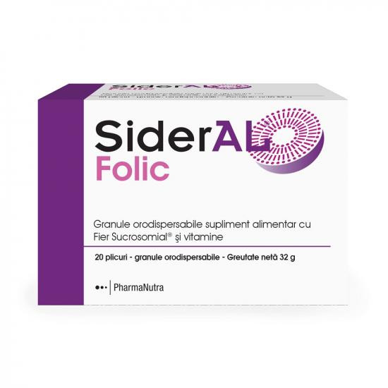 SiderAL Folic - Supliment cu Fier și Vitamine pentru Absorbție Maximă