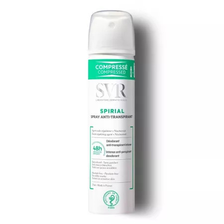 Spray antiperspirant spirial, 75 ml, svr