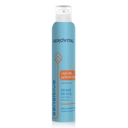 Spumă de dus Sensitive, 200 ml, Gerovital
