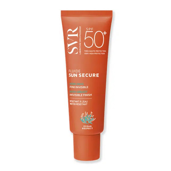 SVR Sun Secure fluid invizibil SPF 50+ cu efect uscat, 50 ml