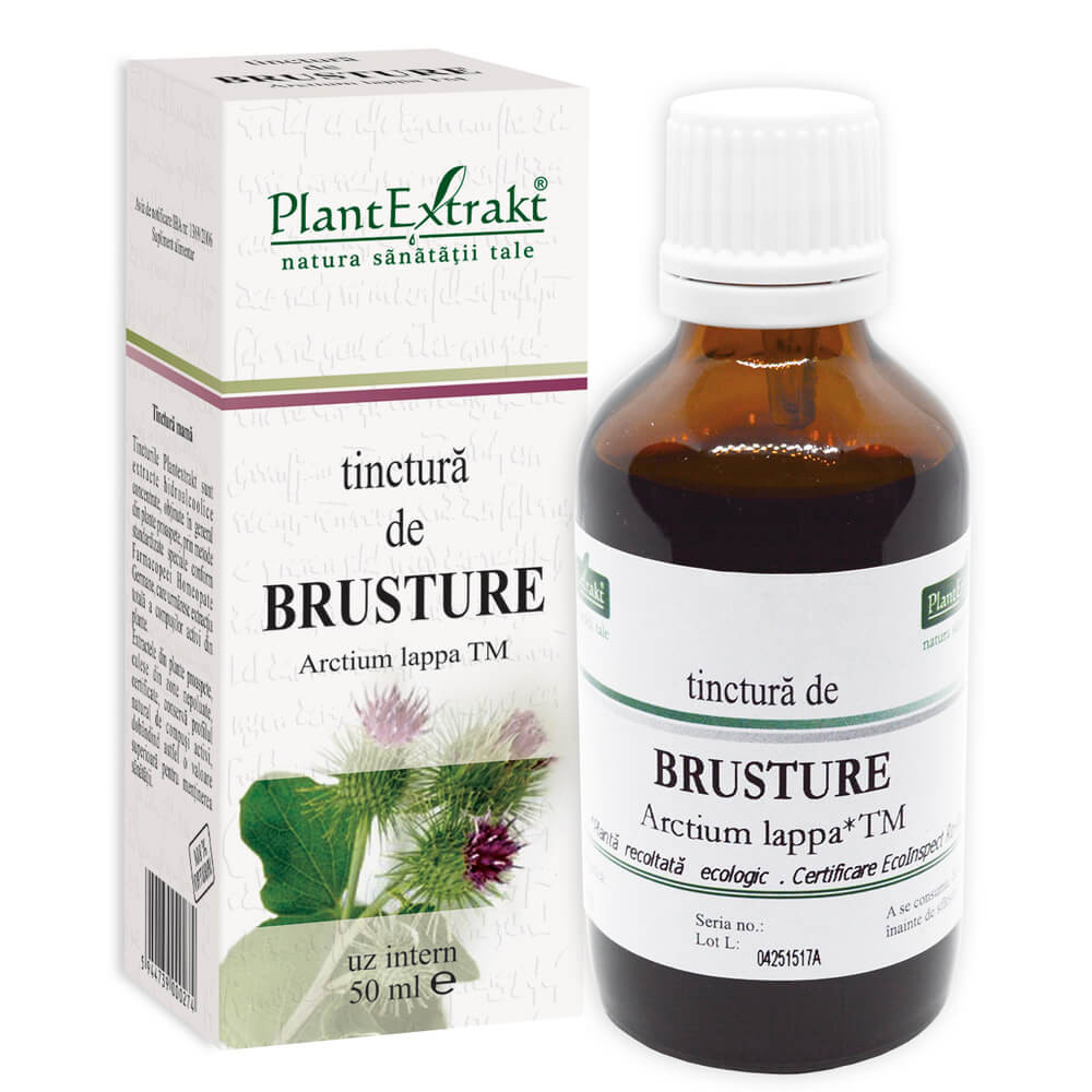 Tinctură de Brusture 50ml - Detoxifiere Naturală și Păr Sănătos