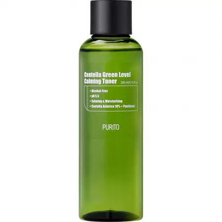 Toner de fata cu efect calmant centella green level, 200 ml, purito