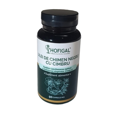 Ulei de Chimen Negru cu Cimbru, 90 capsule, Hofigal