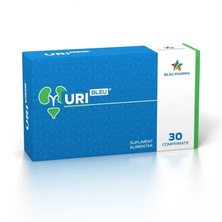Uribleu, 30 comprimate, bleu pharma