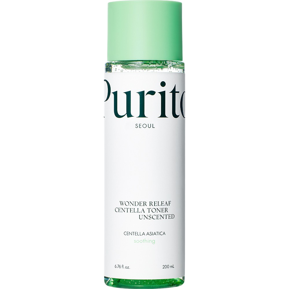 Wonder releaf centella unscented toner de fata 200 ml, purito